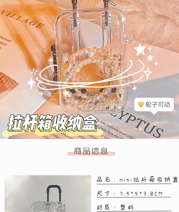 Caja plástica al por mayor del almacenamiento del equipaje de la mini carretilla